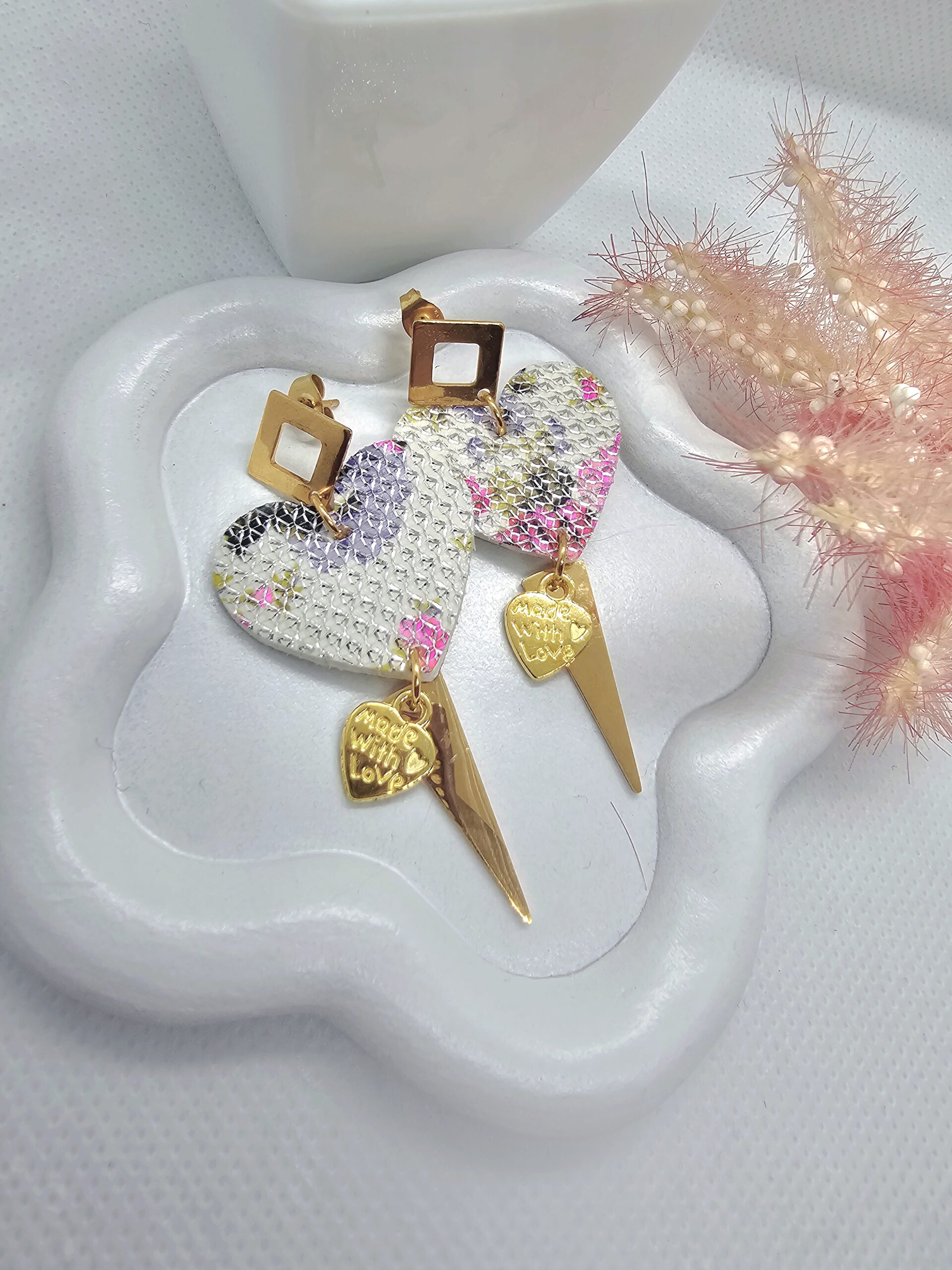 Boucles d'oreilles Coeur acier colorbijoux Boucles d'oreilles Coeur acier colorbijoux