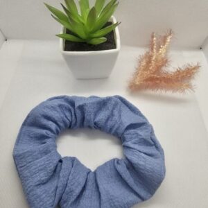 Chouchou bleu colorbijoux.