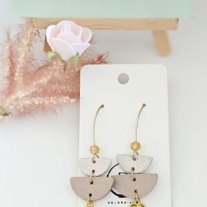 Dormeuse beige cuir colorbijoux