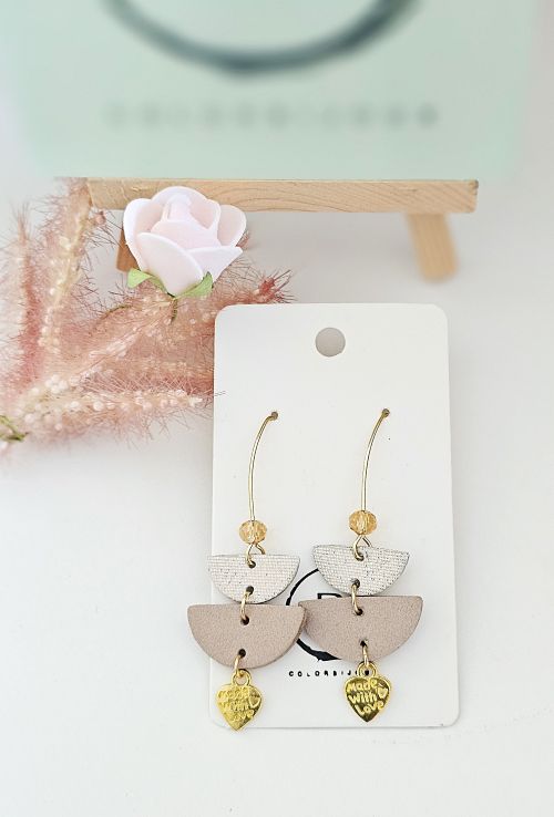 Dormeuse beige cuir colorbijoux